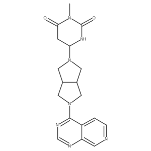 3-Methyl-6-(5-pyrido[3,4-d]pyrimidin-4-yl-1,3,3a,4,6,6a-hexahydropyrrolo[3,4-c]pyrrol-2-yl)-1,3-diazinane-2,4-dione Structure