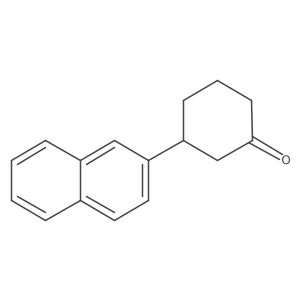 (3S)-3-(Naphthalen-2-yl)cyclohexan-1-one Structure
