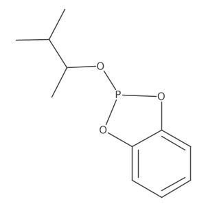1,3,2-Benzodioxaphosphole, 2-(1,2-dimethylpropoxy)- Structure