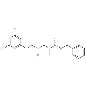benzyl N-[3-(3,5-dichlorophenoxy)-2-hydroxypropyl]-N-methylcarbamate结构式