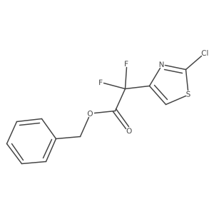 Benzyl 2-(2-chloro-1,3-thiazol-4-yl)-2,2-difluoroacetate Structure