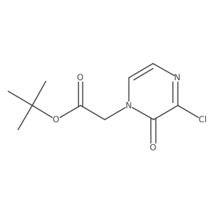 Tert-butyl 2-(3-chloro-2-oxo-1,2-dihydropyrazin-1-yl)acetate结构式