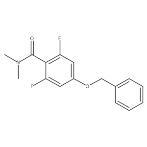 4-(benzyloxy)-2,6-difluoro-N,N-dimethylbenzamide结构式