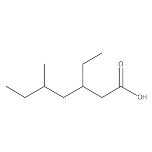 3-Ethyl-5-methylheptanoic acid结构式