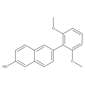 6-(2,6-Dimethoxyphenyl)-2-naphthol Structure