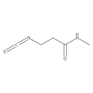 3-isothiocyanato-N-methylpropanamide结构式