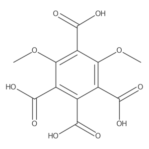 4,6-Dimethoxy-1,2,3,5-benzenetetracarboxylic acid结构式