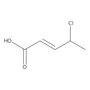 4-Chloro-2-pentenoic acid结构式