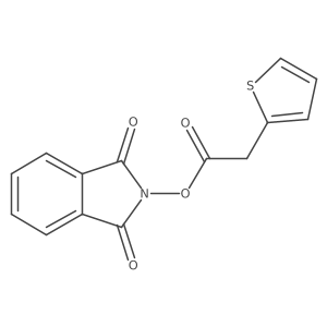 1,3-Dioxoisoindolin-2-yl 2-(thiophen-2-yl)acetate Structure