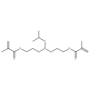 Methacrylic acid, 2-hydroxyethyl ester, isopropyl phosphite Structure