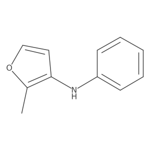 2-Methyl-N-phenyl-3-aminofuran Structure