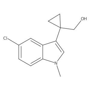 [1-(5-chloro-1-methyl-1H-indol-3-yl)cyclopropyl]methanol Structure