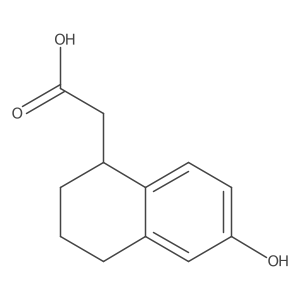 2-(6-hydroxy-1,2,3,4-tetrahydronaphthalen-1-yl)acetic Acid Structure