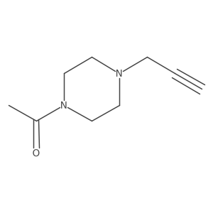 1-(4-Prop-2-ynylpiperazin-1-yl)ethanone Structure