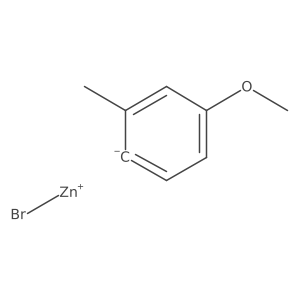 4-Methoxy-2-methylphenylzinc bromide结构式