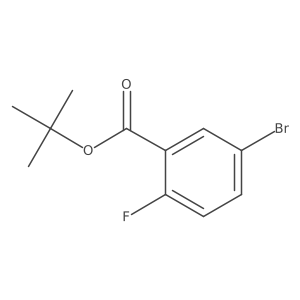 Tert-butyl 5-bromo-2-fluorobenzoate Structure