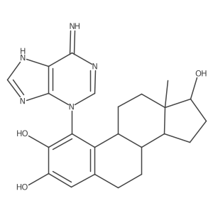 2-Hydroxy Estradiol 1-N3-Adenine Structure