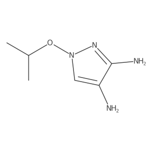 1-Isopropoxy-1h-pyrazole-3,4-diamine Structure