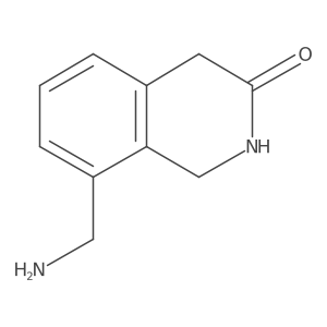 8-(Aminomethyl)-2,4-dihydro-1H-isoquinolin-3-one结构式