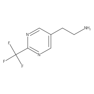 2-(2-(Trifluoromethyl)pyrimidin-5-YL)ethanamine结构式
