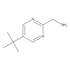 (5-Tert-butylpyrimidin-2-YL)methanamine Structure