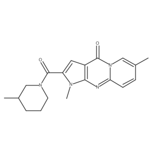 1,7-dimethyl-2-(3-methylpiperidine-1-carbonyl)pyrido[1,2-a]pyrrolo[2,3-d]pyrimidin-4(1H)-one Structure