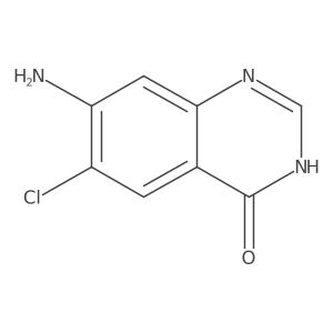 7-Amino-6-chloro-3,4-dihydroquinazolin-4-one Structure