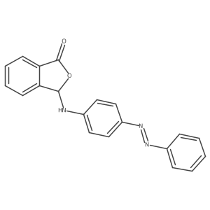 1(3H)-Isobenzofuranone, 3-[[4-(2-phenyldiazenyl)phenyl]amino]-结构式