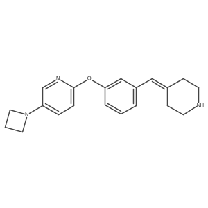 5-(Azetidin-1-yl)-2-(3-(piperidin-4-ylidenemethyl)phenoxy)pyridine Structure