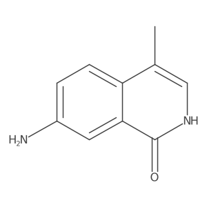 7-Amino-4-methyl-1(2h)-isoquinolinone结构式