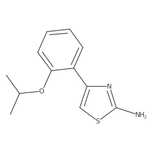4-[2-(Propan-2-yloxy)phenyl]-1,3-thiazol-2-amine Structure