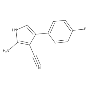 2-amino-4-(4-fluorophenyl)-1H-pyrrole-3-carbonitrile Structure