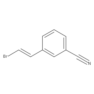 3-(2-Bromoethenyl)benzonitrile Structure