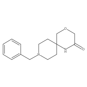9-Benzyl-4-oxa-1,9-diazaspiro[5.5]undecan-2-one结构式
