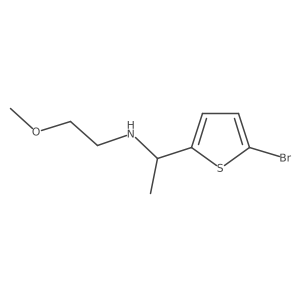 [1-(5-Bromothiophen-2-yl)ethyl](2-methoxyethyl)amine结构式