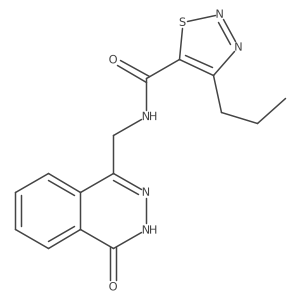 N-((4-oxo-3,4-dihydrophthalazin-1-yl)methyl)-4-propyl-1,2,3-thiadiazole-5-carboxamide Structure