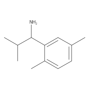 (R)-1-(2,5-Dimethylphenyl)-2-methylpropan-1-amine Structure