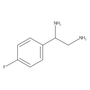 (1R)-1-(4-Fluorophenyl)ethane-1,2-diamine结构式