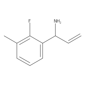 (1S)-1-(2-Fluoro-3-methylphenyl)prop-2-enylamine结构式