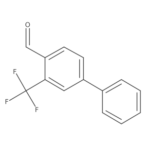 3-(Trifluoromethyl)-[1,1-biphenyl]-4-carboxaldehyde Structure