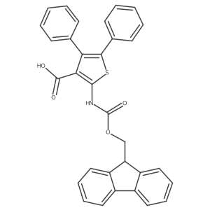 2-(Fmoc-amino)-4,5-diphenylthiophene-3-carboxylic acid Structure