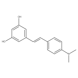5-(4-(Dimethylamino)styryl)benzene-1,3-diol Structure
