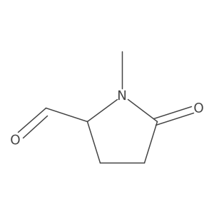 (S)-1-Methyl-5-oxopyrrolidine-2-carbaldehyde Structure