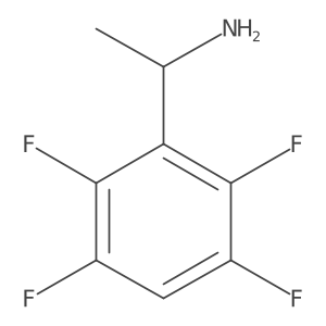 (1R)-1-(2,3,5,6-tetrafluorophenyl)ethan-1-amine结构式