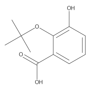 2-Tert-butoxy-3-hydroxybenzoic acid结构式