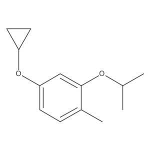 4-Cyclopropoxy-2-isopropoxy-1-methylbenzene Structure