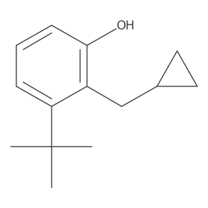 3-Tert-butyl-2-(cyclopropylmethyl)phenol Structure