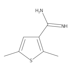 2,5-Dimethylthiophene-3-carboximidamide Structure