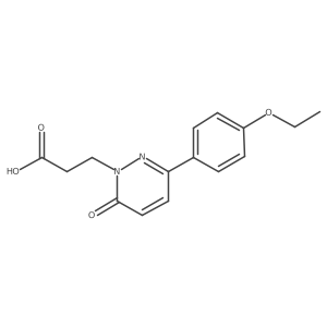3-[3-(4-ethoxyphenyl)-6-oxopyridazin-1(6H)-yl]propanoic acid Structure