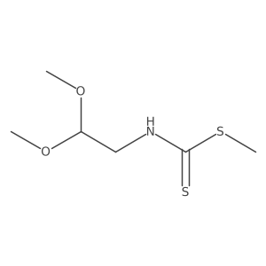 methyl N-(2,2-dimethoxyethyl)dithiocarbamate Structure